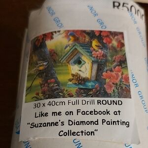 Birdhouse Scene Diamond Art Kit